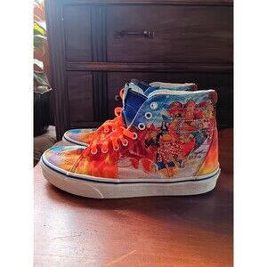 Vans xOne Piece Sk8-Hi Punk Hazard 721356 Mens 7.5 Women 9 Lace Up